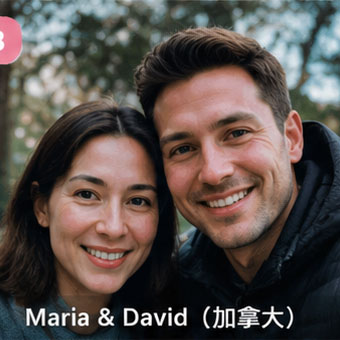Maria & David 案例头像